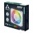 Cooler pentru carcasa ARCTIC Case/CPU FAN Arctic P14 Pro A-RGB White, A-RGB PWM Fan with Cable Splitter, 140x140x27 mm, 4-Pin-Connector + 4-Pin-Socket, 400-2500rpm, Airflow 110 cfm / 186 m3/h, ACFAN00318A