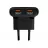 Зарядное устройство VERBATIM USB Charger VERBATIM Fold 'n' Go GaN Charger 65W, Foldable plug design, Dual USB-C® ports with Power Delivery 3.0 support, for laptops, tablets, smartphones, EU plug, Black VER_32354
