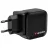 Зарядное устройство VERBATIM USB Charger VERBATIM Mini GaN Charger 70W, 3 Port (2 USB-C PD 3.0, 1 USB-A QC 3.0), US plug with EU and UK adaptors, fireproof material, black VER_32229