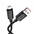 Кабель Jokade Jokade Cable USB to Micro-USB 3A 1.2m Intelligent Power-off JA049, Black