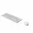 Kit (keyboard+mouse) HP Wireless Keyboard & Mouse HP 230, Full size; 3-zone layout, Low profile key travel; 2.5 mm, 1600dpi, 3 buttons, 2.4 GHz, 2xAAA/1xAA, Russian, White, Tip de conexiune: Fără fir, Aspecte Lingvistice: Engleză, Rusă; Sursă de alimentare: Baterie Tehnologia