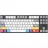 Gaming keyboard Varmilo Mechanical APT87 CMYK, C-TK Red, WL/USB-A, White Led, Numărul de taste: 87, Conectarea: Cu fir/Fără fir, Iluminarea de fundal: White LED