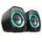 Boxa EDIFIER Edifier Gaming G1000 II Black, RMS 2x2W, 2.5” Full-Range Driver with 16-Core Magnetic Circuit, 9 RGB  light effects, Bluetooth 5.4 / AUX / USB-A / USB-C