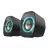 Boxa EDIFIER Edifier Gaming G1000 II Black, RMS 2x2W, 2.5” Full-Range Driver with 16-Core Magnetic Circuit, 9 RGB  light effects, Bluetooth 5.4 / AUX / USB-A / USB-C