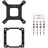 Cooler universal DEEPCOOL AC Deepcool "AG500 BK ARGB V2" (≤29.4dB, 300-1950RPM, 67.88 CFM, 120mm, ARGB, 240W, 5x6mm, 857g.) Black