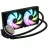 Cooler universal Cougar AIO Liquid Cooling Cougar "Poseidon Vistek ARGB 240" (≤38 dB(A), 78.2 CFM,2x120mm,ARGB,1800g) Black