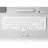 Keyboard Keychron B6 Pro Ultra-Slim Wireless Keyboard Russian Layout (B6P-K8-RU), Ivory White, Full size layout, 2.4 GHz & Bluetooth Connection, USB Type-C (tastatura/клавиатура)