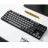 Клавиатура Keychron K1 Version6 QMK (K1X-H1), ультратонкая, 80% раскладка TKL, RGB-подсветка, прозрачные колпачки клавиш, низкопрофильные механические переключатели Keychron красного цвета, горячая замена, Bluetooth, USB Type-C, геймерская.