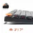 Keyboard Keychron K5 Version2 QMK Wireless Custom Mechanical Keyboard (K5X-H1), Ultra-slim, Full Size layout, RGB Backlight, Shine-Through Keycaps, Keychron Low-Profile Mechanical Red Switch, Hot-Swap, Bluetooth, USB Type-C, gamer (tastatura/клавиатура)