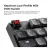 Keyboard Keychron K5 Version2 QMK Wireless Custom Mechanical Keyboard (K5X-H1), Ultra-slim, Full Size layout, RGB Backlight, Shine-Through Keycaps, Keychron Low-Profile Mechanical Red Switch, Hot-Swap, Bluetooth, USB Type-C, gamer (tastatura/клавиатура)