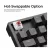 Keyboard Keychron K8 Version2 QMK Wireless Custom Mechanical Keyboard (K8X-J1), 80% TKL layout, RGB Backlight, Aluminium Frame,Shine-Through Keycaps, Keychron Super Switch Mechanical Red Switch, Hot-Swap, Bluetooth, USB Type-C, gamer (tastatura/клавиатура)