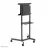 Suport TV de podea Neomounts TV Floor stand with caster wheels for 37-70” - Neomounts, Mobile, max 70 kg, VESA 200x200-600x400, 90° rotatable, incl. cam/hardware shelf, black