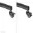 Suport TV de podea Neomounts TV Floor stand with caster wheels for 37-70” - Neomounts, Mobile, max 50 kg, VESA 200x200-600x400, 90° rotatable, h 130-162 cm, incl. cam/hardware shelf, black