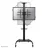 Suport TV de podea Neomounts TV Floor stand with caster wheels for 37-70” - Neomounts, Mobile, max 50 kg, VESA 200x200-600x400, 90° rotatable, h 130-162 cm, incl. cam/hardware shelf, black