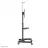 Suport TV de podea Neomounts TV Floor stand with caster wheels for 37-70” - Neomounts, Mobile, max 50 kg, VESA 200x200-600x400, 90° rotatable, h 130-162 cm, incl. cam/hardware shelf, black