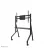 Suport TV de podea Neomounts TV Floor stand with caster wheels for 55-86” - Neomounts, Mobile, max 76 kg, VESA 100x100-900x600, manual h 106-136 cm, incl. hardware shelf, lockable (excl. lock), Rapid Install-model, black