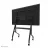 Suport TV de podea Neomounts TV Floor stand with caster wheels for 55-86” - Neomounts, Mobile, max 76 kg, VESA 100x100-900x600, manual h 106-136 cm, incl. hardware shelf, lockable (excl. lock), Rapid Install-model, black