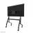 Подставка для ТВ напольная Neomounts Heavy duty TV Floor stand with caster wheels for 65-115” - Neomounts, Mobile, max 125 kg, VESA 100x100-1100x600, manual h 129-139 cm, incl. hardware shelf, lockable (excl. lock), Rapid Install-model, black