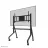 Подставка для ТВ напольная Neomounts Heavy duty TV Floor stand with caster wheels for 65-115” - Neomounts, Mobile, max 125 kg, VESA 100x100-1100x600, manual h 129-139 cm, incl. hardware shelf, lockable (excl. lock), Rapid Install-model, black