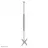 Prelungitor pentru suport TV de tavan Neomounts Extention Pole TV Ceiling mount - Neomounts,  h 107,5 cm - max 100 kg for NM-C440/C440DBLACK, FPMA-C340/C340DBLACK - black