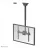 Suport TV de tavan Neomounts TV-Ceiling Mount for 32-60” - Neomounts, Tilt and Swivel, max 50 kg, Monitor/TV mount ceiling 1 screen, VESA 200x200-400x400, h 56-91 cm, suitable for sloped ceiling, black
