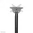 Suport TV de tavan Neomounts TV-Ceiling Mount for 32-60” - Neomounts, Tilt and Swivel, max 50 kg, Monitor/TV mount ceiling 1 screen, VESA 200x200-400x400, h 56-91 cm, suitable for sloped ceiling, black