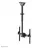 Suport TV de tavan Neomounts TV-Ceiling Mount for 32-60” - Neomounts, Tilt and Swivel, max 50 kg, Monitor/TV mount ceiling 1 screen, VESA 200x200-400x400, h 56-91 cm, suitable for sloped ceiling, black
