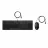 Kit (keyboard+mouse) HP HP 225, Keyboard Full size; 3-zone layout, Mouse 3 buttons, 1200dpi, 1.8m cable length, USB, EN/RU, Black, Tip de conexiune: Cu fir, Aspecte Lingvistice:  Engleză, Rusă; Tehnologia Tastaturii: Membrană