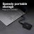 SSD Crucial 1TB Crucial X9 Portable SSD CT1000X8SSD9 External SSD, Black, Read 1050 MB/s, Write 1000 MB/s, USB 3.2 Gen.2, (SSD extern/внешний SSD)