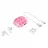 Наушники проводные Cellular Line True Wireless Cellular Music Sound Fancy in ear, SWEET