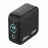Incarcator VERBATIM USB Charger VERBATIM Mini GaN Charger with Display 100W, 3 output ports: 2 x USB-C PD up to 100W,  1 x USB-A QC 3.0 up to 30W, US plug with EU and UK adaptors, fireproof material, black