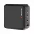 Incarcator VERBATIM USB Charger VERBATIM Mini GaN Charger with Display 140W, 4 output ports: 2 x USB-C PD up to 140W, 1 x USB-C PD up to 40W, 1 x USB-A QC 3.0 up to 30W, US plug with EU and UK adaptors, fireproof material, black