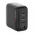 Incarcator VERBATIM USB Charger VERBATIM Mini GaN Charger with Display 140W, 4 output ports: 2 x USB-C PD up to 140W, 1 x USB-C PD up to 40W, 1 x USB-A QC 3.0 up to 30W, US plug with EU and UK adaptors, fireproof material, black