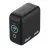 Incarcator VERBATIM USB Charger VERBATIM Mini GaN Charger with Display 140W, 4 output ports: 2 x USB-C PD up to 140W, 1 x USB-C PD up to 40W, 1 x USB-A QC 3.0 up to 30W, US plug with EU and UK adaptors, fireproof material, black