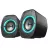 Boxa EDIFIER Edifier Gaming G1000 II Black, RMS 2x2W, 2.5” Full-Range Driver with 16-Core Magnetic Circuit, 9 RGB  light effects, Bluetooth 5.4 / AUX / USB-A / USB-C EDF.G1000II_BK