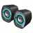 Boxa EDIFIER Edifier Gaming G1000 II Black, RMS 2x2W, 2.5” Full-Range Driver with 16-Core Magnetic Circuit, 9 RGB  light effects, Bluetooth 5.4 / AUX / USB-A / USB-C EDF.G1000II_BK