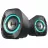 Boxa EDIFIER Edifier Gaming G1000 II Black, RMS 2x2W, 2.5” Full-Range Driver with 16-Core Magnetic Circuit, 9 RGB  light effects, Bluetooth 5.4 / AUX / USB-A / USB-C EDF.G1000II_BK