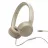 Casti cu fir si microfon JBL Headphones JBL T530C Beige, USB-C, On-ear