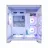 Carcasa fara PSU 1STPLAYER MV5-TP WHITE, mATX w/o PSU, Double-Sided tempered glass Front & Side panels, FB7R-W ARGB fan (2 front side), FB7-W ARGB fan (1rear), MB Synchro, 2x2.5”/1x3.5”, 240mm Front/Top Cooling, SPCC 0.5mm, USB 3.0*2, HD AUDIO, Bottom Mount PSU, White