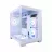 Carcasa fara PSU 1STPLAYER MV5-TP WHITE, mATX w/o PSU, Double-Sided tempered glass Front & Side panels, FB7R-W ARGB fan (2 front side), FB7-W ARGB fan (1rear), MB Synchro, 2x2.5”/1x3.5”, 240mm Front/Top Cooling, SPCC 0.5mm, USB 3.0*2, HD AUDIO, Bottom Mount PSU, White