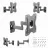 Suport perete GEMBIRD TV-Wall Mount for 23-42”- Gembird ”WM-42ST-01”, up to 13 degrees tilting, up to 180 degrees swivel, max. 20 kg, distance TV to Wall: 56-300 mm, max. VESA  200 x 200, Black