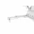 Suport perete SOPAR Ceiling Mount Reflecta VEXUS II white ceiling mount for inclined ceilings +/-20° tiltable, 360° rotation, 745-1145 mm