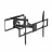 Suport perete GEMBIRD Wall Mount  Gembird "WM-105ST-01" Black 50"-105", 75kg, VESA:up 900x600, Wall dist:78 ~ 644 mm