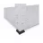 Стеллаж Nex Raft metalic de depozitare Nex Budget 1800x700x300 mm, 5 rafturi metal, galvanizat