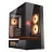 Carcasa fara PSU Cougar CFV235 Vision w/o PSU, 2x120revers, 1x120mm, ARGB PWM, TG: Front&Side, 2xUSB3.0, 1xUSB-C, 2x2.5", 2x3.5", RGB Button, Black
