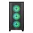 Carcasa fara PSU CHIEFTEC ATX  HUNTER 3, w/o PSU, 0.7mm, 4x120mm ARGB fans, ARGB Hub, Front Mesh, Tempered Glass, 2xUSB3.0, 1xUSB-C, 2x2.5", 2x3.5", Black