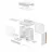 Carcasa fara PSU DEEPCOOL ATX CL660 WH, w/o PSU, 2x120mmARGB, USB-C, USB3.0, Front Mesh, TG, Dust Filter, 2x2.5', 2x3.5", White