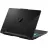 Laptop gaming ASUS NB 15.6" TUF Gaming A15 FA506NCG Black (Ryzen 7 7445HS 16Gb 1Tb 3050 4Gb) 15.6" FHD (1920x1080) 144Hz Non-glare, AMD Ryzen 7 7445HS (6x Core, 3.2GHz - 4.7GHz, 16Mb), 16Gb (1x 16Gb) DDR5-5600, 1Tb PCIE, GeForce RTX 3050 4Gb, HDMI, Gbit Ethernet,