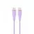 Cablu USB Cablexpert Cable Type-C to Type-C - 1.5 m - Premium silicon Cablexpert CC-USB2S-CMCM-1.5M-P, USB 2.0, 60 W Type-C Power Delivery (PD) charging & data cable, 1.5 m,  Violet