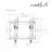 Suport perete GEMBIRD TV-Wall Mount for 23-43” - PureMounts ”BT210”, Tilted, up to 45kg, Tilt: 0/ -8°,  ultra slim profil 25mm wall distance, max.VESA 200x200, Steel black